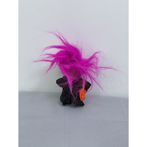 Russ Troll Doll In Black Cat Costume With Purple Hair - Picture 2 of 3